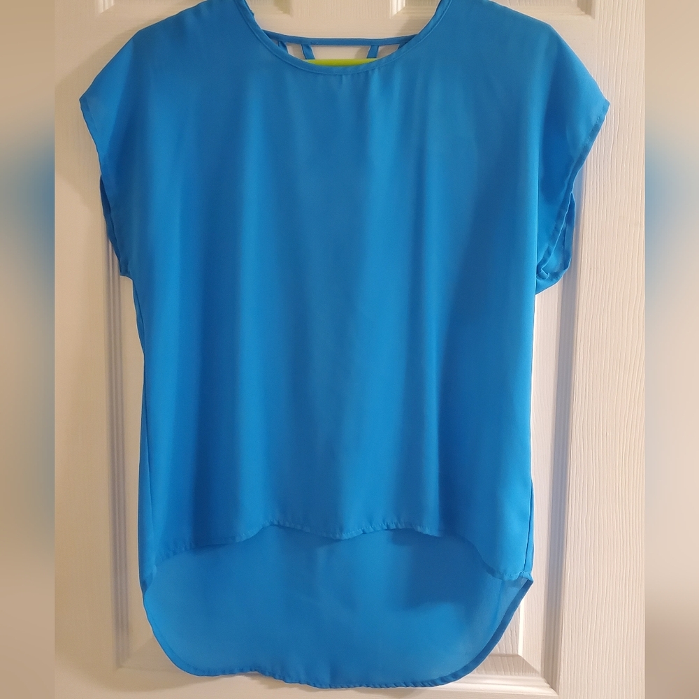Wishful Park Vibrant Blue Blouse